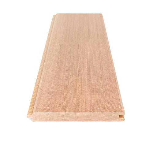 ProSaunas CEDAR 1/2X4 VG T&G V2E | Sauna Wood, Vertical Grain, Clear Grade A+, Tongue & Groove, V - Joint on 2 Edges of the Smooth Face, Wall Material -  product_vendor - Peak Primal Wellness