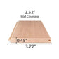 ProSaunas CEDAR 1/2X4 VG T&G V2E | Sauna Wood, Vertical Grain, Clear Grade A+, Tongue & Groove, V - Joint on 2 Edges of the Smooth Face, Wall Material -  product_vendor - Peak Primal Wellness