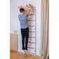 BenchK Series 7 711 Wall Bars With Wooden Pull Up Bar