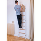 BenchK Series 7 711 Wall Bars With Wooden Pull Up Bar