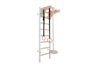 BenchK 211B + A076 Wall Bars Swedish Ladder for Kids with Pull - Up Bar, Gymnastic Rings, and Swing -  product_vendor - Peak Primal Wellness
