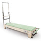 Elina Pilates Wood Reformer ELITE with Tower - Premium Maple, Adjustable Resistance & Quiet Glide