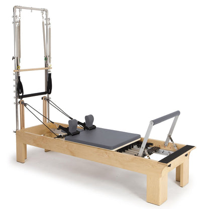 Elina Pilates Wooden Reformer with Tower - Adjustable Height, Durable Rock Maple, Versatile for All Levels