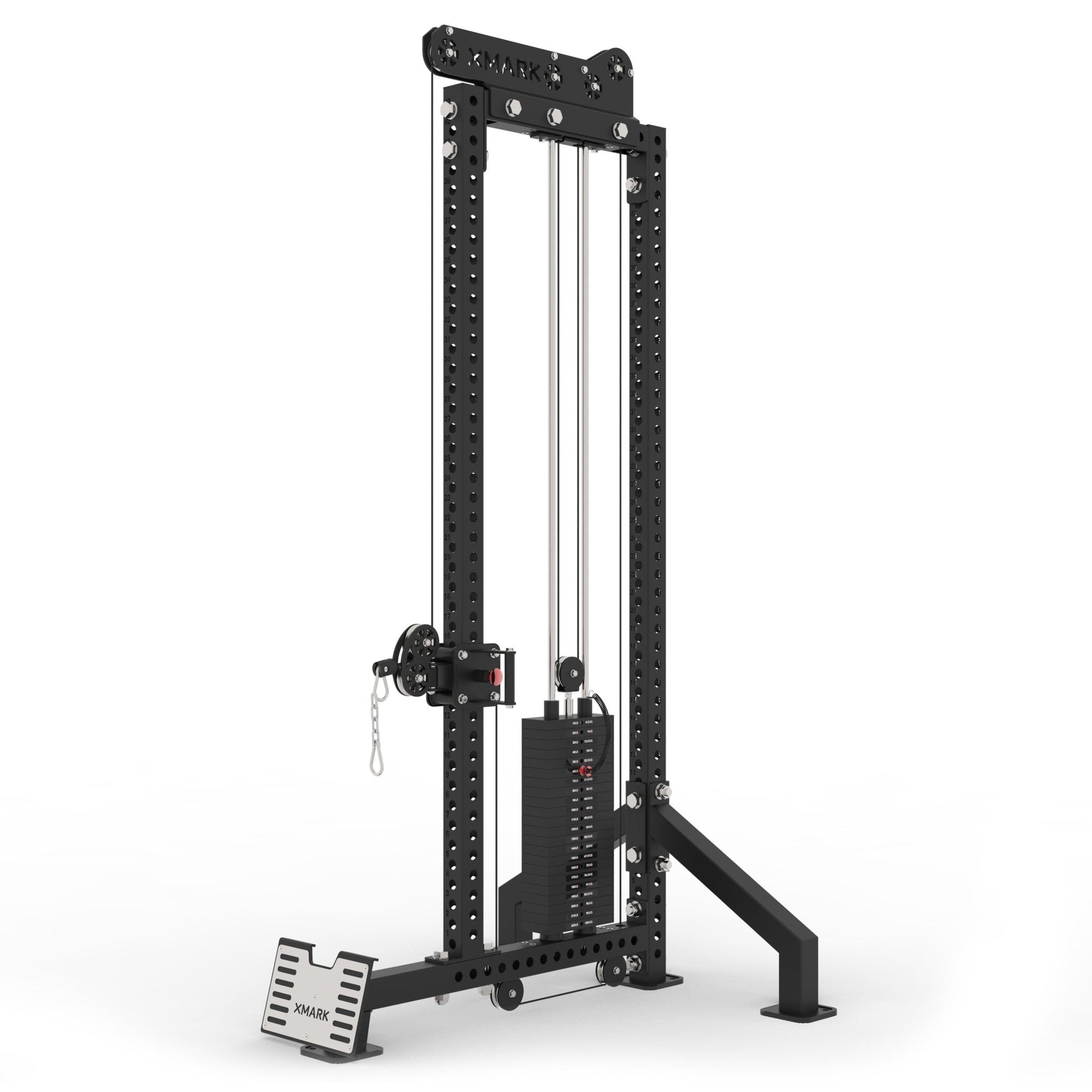 XMark Commercial Single-Stack Functional Trainer, Low Row, Cable Attachments -  product_vendor - Peak Primal Wellness