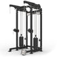 XMark Commercial Half Rack Functional Trainer with Lat Pulldown and Low Row -  product_vendor - Peak Primal Wellness