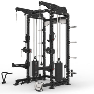 XMark Commercial Half Rack Functional Trainer, Dual 220-Pound Stacks -  product_vendor - Peak Primal Wellness