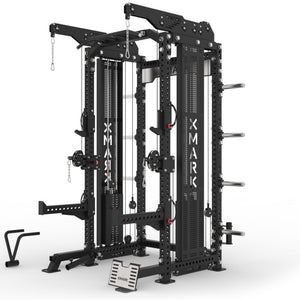 XMark Commercial Half Rack Functional Trainer, Dual 220-Pound Stacks -  product_vendor - Peak Primal Wellness