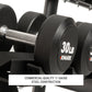 XMark Commercial 2-Tier Dumbbell Rack - 10 Dumbbell Pairs -  product_vendor - Peak Primal Wellness