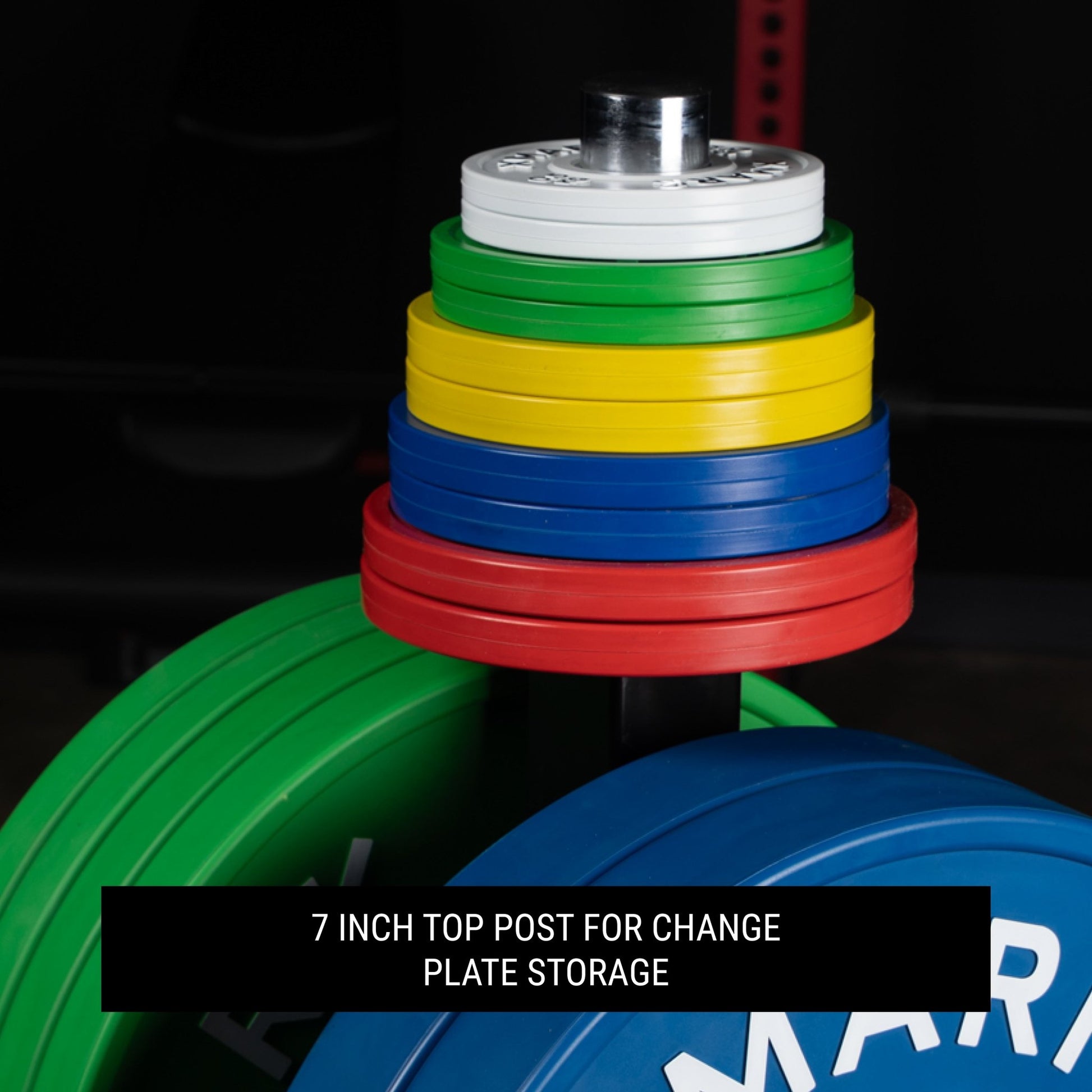 XMark Commercial Olympic Weight Plate Tree on Castors with Dual Bar Holders -  product_vendor - Peak Primal Wellness