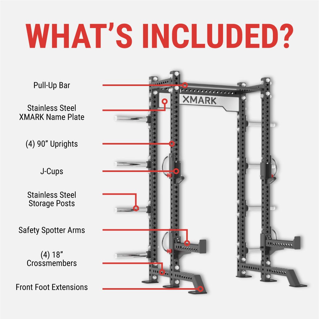 XMark Viper Half Power Rack -  product_vendor - Peak Primal Wellness
