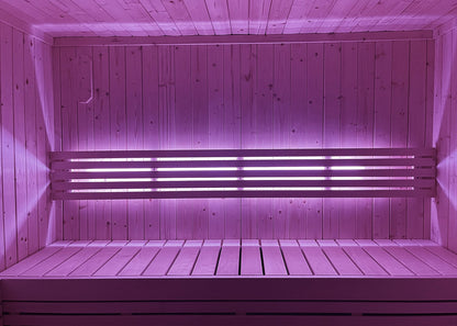 SaunaLife X6 Mood Lighting System - Dimmable LED Sauna Light with Chromotherapy & App Control