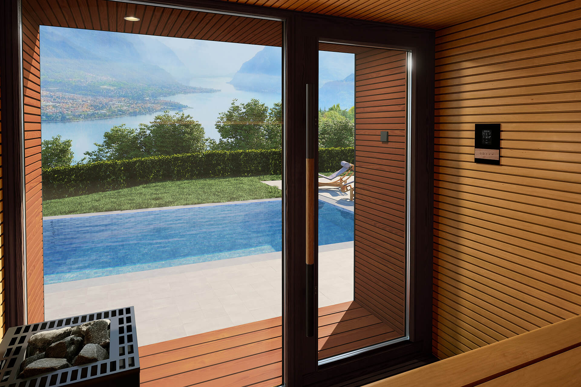 Auroom Arti 5-Person Fully Assembled Outdoor Traditional Sauna Cabin -  product_vendor - Peak Primal Wellness