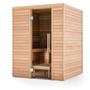 Auroom Baia 2-Person Traditional Sauna Kit w/ Thermo-Aspen Wood -  product_vendor - Peak Primal Wellness