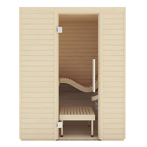 Auroom Baia 2-Person Traditional Sauna Kit w/ Aspen Wood -  product_vendor - Peak Primal Wellness