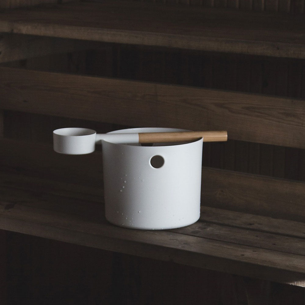 KOLO Bucket and Ladle | Sauna Bucket and Ladle Set, Bamboo/Aluminum, 1Gal -  product_vendor - Peak Primal Wellness
