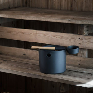KOLO Bucket and Ladle | Sauna Bucket and Ladle Set, Bamboo/Aluminum, 1Gal -  product_vendor - Peak Primal Wellness