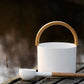 KOLO Sauna Set 2 | Sauna Bucket with curved handle and Ladle, Bamboo/Aluminum, 1Gal -  product_vendor - Peak Primal Wellness