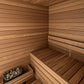 Auroom Cala Glass 4-Person Traditional Sauna Kit w/ Thermo-Aspen Wood -  product_vendor - Peak Primal Wellness