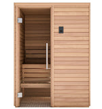 Auroom Cala Wood 2-Person Traditional Sauna Kit w/ Thermo-Aspen Wood -  product_vendor - Peak Primal Wellness