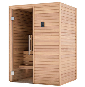 Auroom Cala Wood 2-Person Traditional Sauna Kit w/ Thermo-Aspen Wood -  product_vendor - Peak Primal Wellness