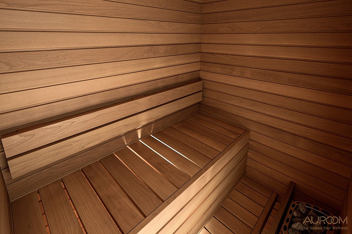 Auroom Cala Wood 2-Person Traditional Sauna Kit w/ Thermo-Aspen Wood -  product_vendor - Peak Primal Wellness