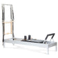 Elina Pilates 86" Classic Reformer With Tower - Aluminum, Leather Straps, Versatile Resistance