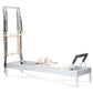 Elina Pilates 86" Classic Reformer With Tower - Aluminum, Leather Straps, Versatile Resistance