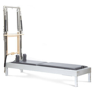 Elina Pilates 86" Classic Reformer With Tower - Aluminum, Leather Straps, Versatile Resistance