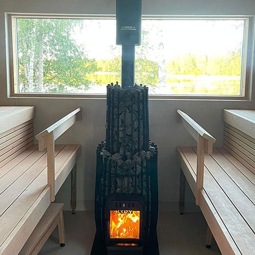 Chimney Cover SW H500 - Chimney Cover, Black Stainless Steel, for SW Sauna Stoves -  product_vendor - Peak Primal Wellness