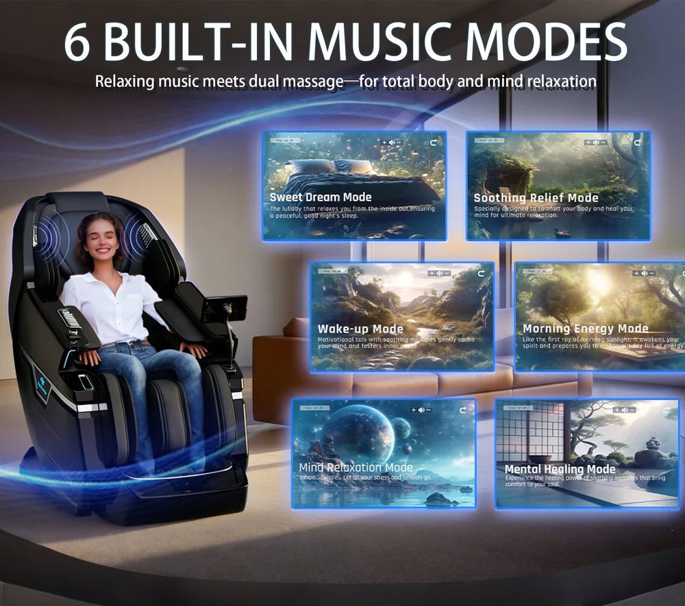 KoziSense KZ - L66 Luxury Massage Chair 4D + 3D Dual Mechanism -  product_vendor - Peak Primal Wellness