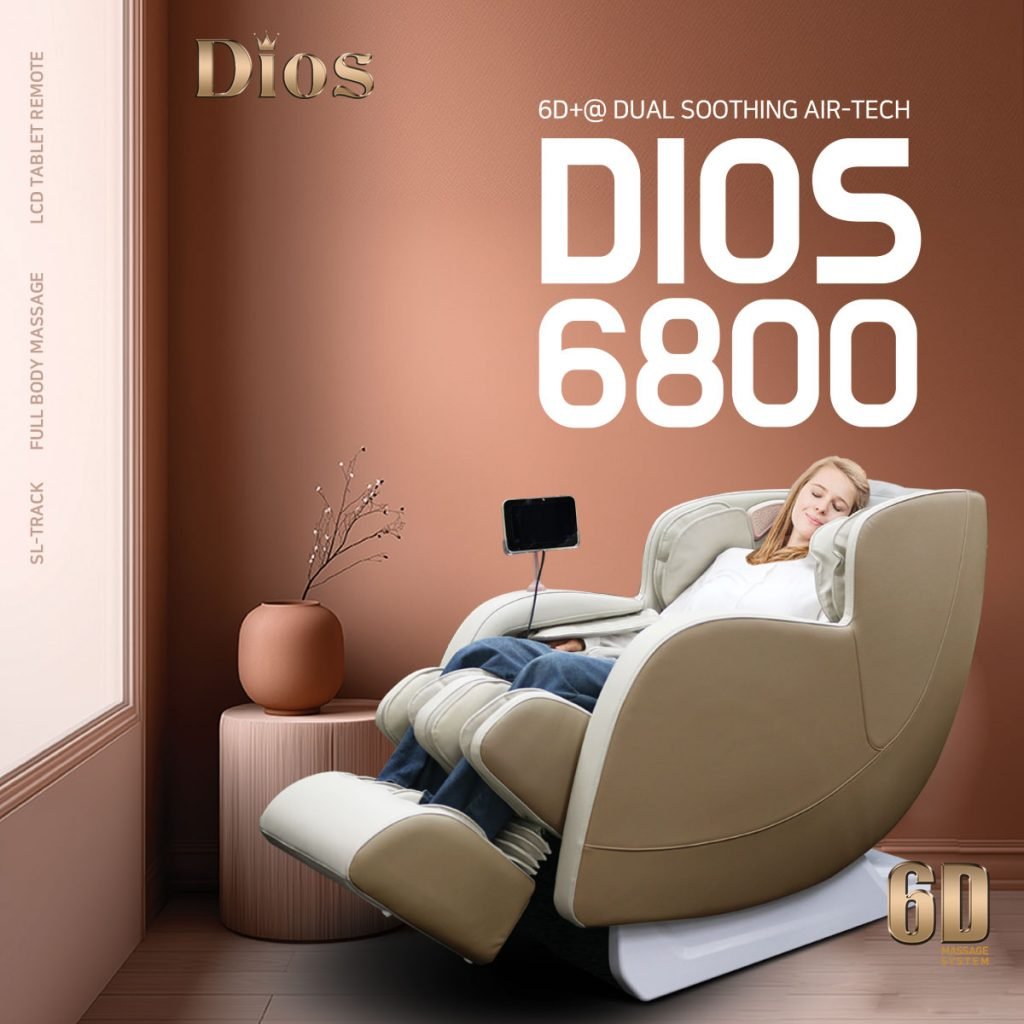 Kahuna Dios-6800 Massage Chair - 6D Dual Core, Zero Gravity
