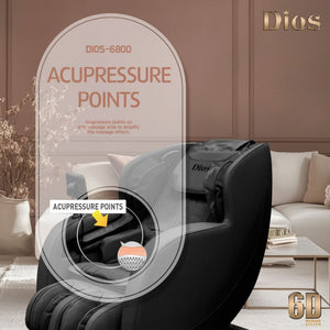 Kahuna Dios - 6800 Massage Chair - 6D Dual Core, Zero Gravity, Bluetooth, (Available August 15, 2025) -  product_vendor - Peak Primal Wellness