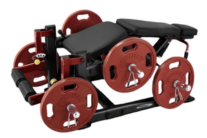 Steelflex PLLC Leg Curl Machine - Durable Design, Adjustable Foam Rollers, Home & Gym Use