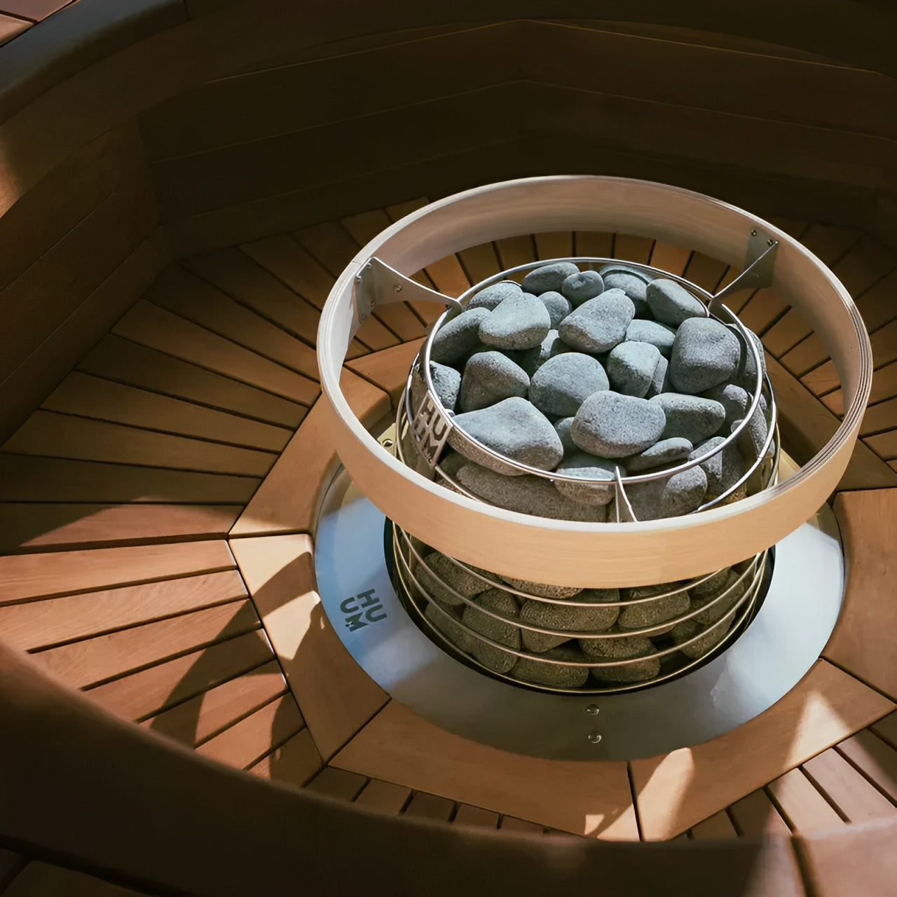 HUUM Flange H - Seamless Embedding Flange for HIVE Series Sauna Heaters with Heat Protection - Thumbnail 5