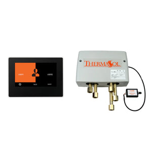 ThermaSol DSP-TT7 Digital Shower Package showcasing the 7-inch ThermaTouch digital control for a modern shower experience.
