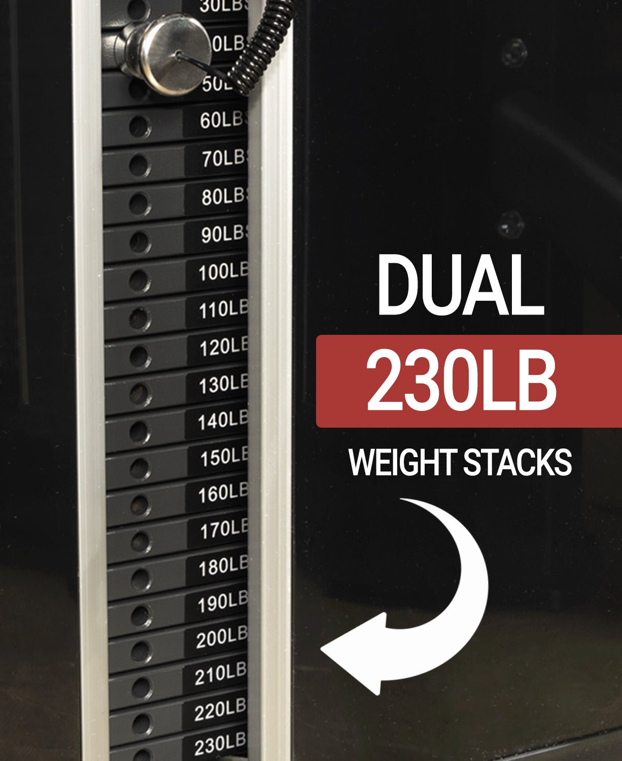 XMark Functional Trainer With Dual 230 lb Weight Stacks -  product_vendor - Peak Primal Wellness