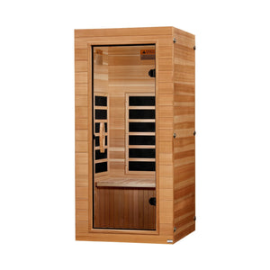 ***New 2026 Model*** Dynamic Saunas 1 Person (Compact) Ultra Low EMF FAR Infrared Sauna (DYN-1201-01 Elite)