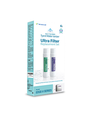 Tyent Edge-9000T Ultra Filter Set - Advanced Dual Filtration for Clean, Great-Tasting Water