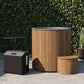 SaunaLife Model S1N 1-Person Hot and Cold Immersion Tub in Natural