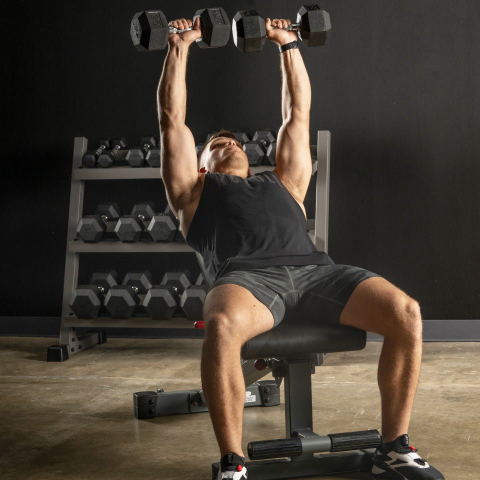 XMark Ox Series Adjustable Flat, Incline, Decline (FID) Weight Bench -  product_vendor - Peak Primal Wellness
