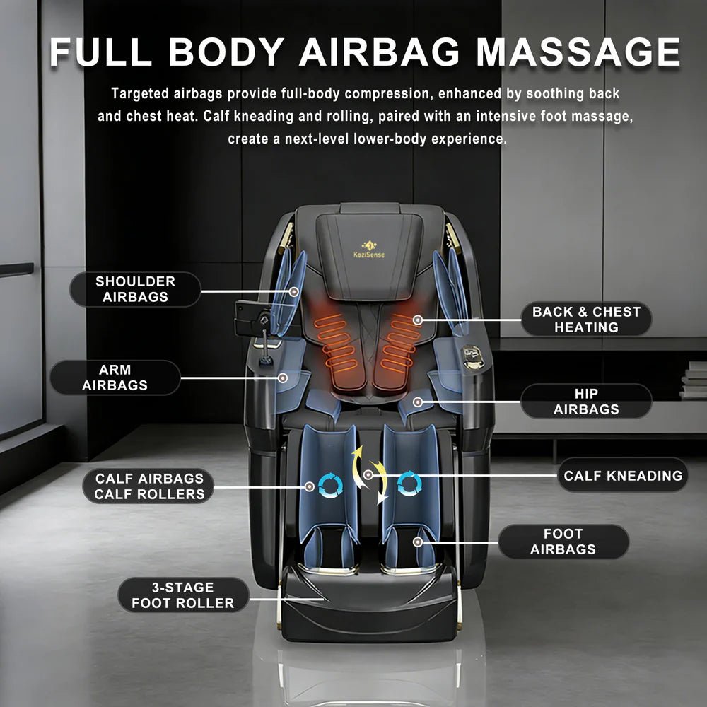 KoziSense KZ - 605 4D Luxury Massage Chair -  product_vendor - Peak Primal Wellness
