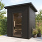 SaunaLife G2 Outdoor Sauna - Durable 1.65" Thick Spruce, Versatile Heating, DIY Installation