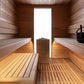 Auroom Garda 6-Person Fully Assembled Outdoor Traditional Sauna Cabin w/ Black Thermo-Pine Wood -  product_vendor - Peak Primal Wellness