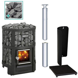 Harvia Legend 150 SS Pkg Wood - Burning Sauna Stove Package, 16kW -  product_vendor - Peak Primal Wellness