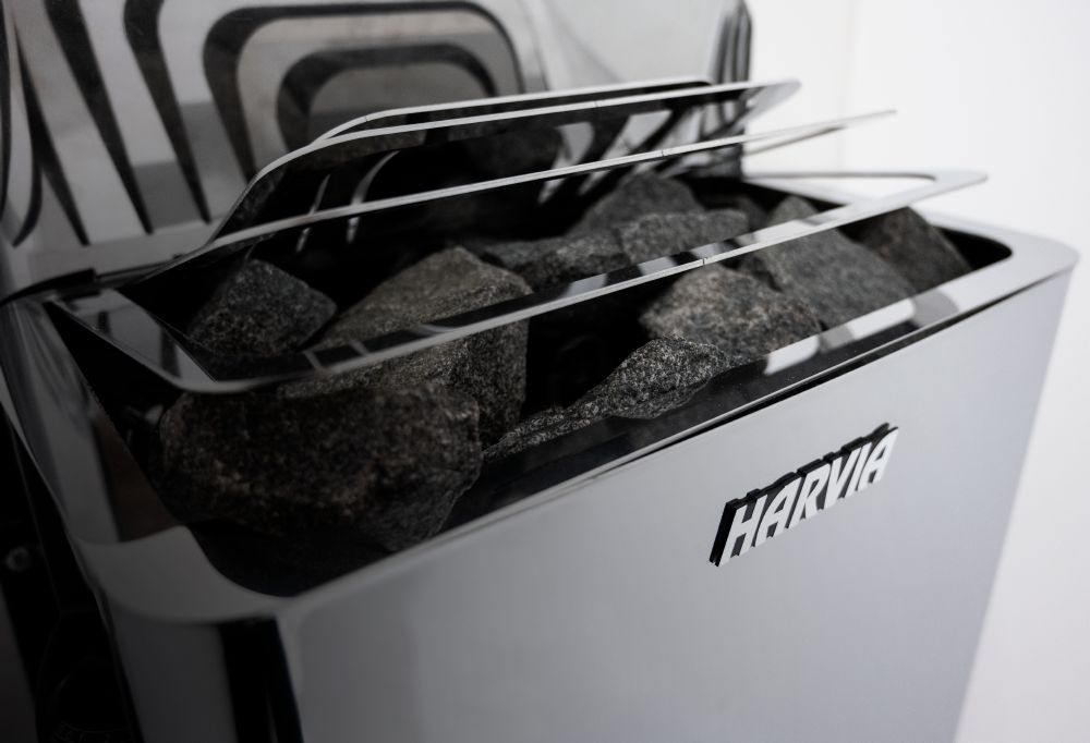 Harvia Wall SW80 Black Stainless Sauna Heater - Thumbnail 2