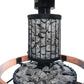 Harvia Legend 150 BK WH Pkg Wood-Burning Sauna Stove Package, 16kW