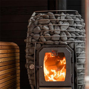 HUUM HIVE 17.0kW Wood Sauna Stove - Scandinavian Design, 250kg Stone Capacity, Efficient Combustion -  product_vendor - Peak Primal Wellness