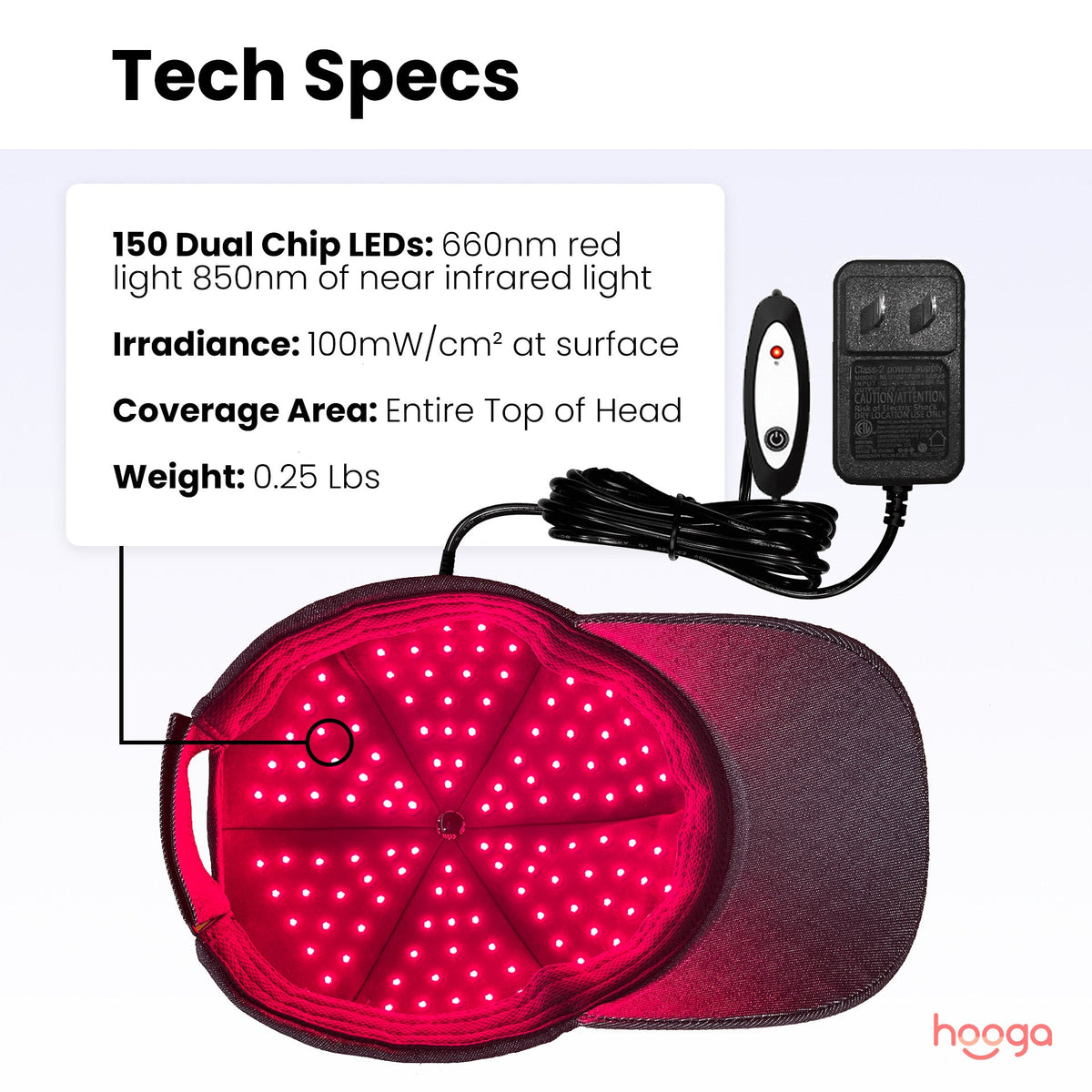 Hooga Red Light Therapy Hat -  product_vendor - Peak Primal Wellness