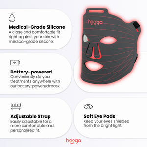 Hooga Red Light Therapy Face Mask -  product_vendor - Peak Primal Wellness