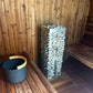 HUUM STEEL Series 10.5kW Wall-Mounted Sauna Heater for Large Spaces - Premium Heat & Control